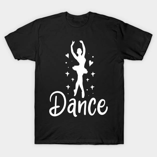 Ballet Ballerina T-Shirt by CreativeGiftShop